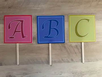 등급 체크 A B C 카드