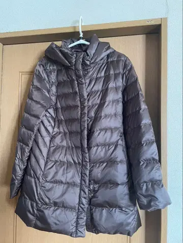 UNTITLED 다운 코트 롱 A라인 최고급 화이트 덕 다운