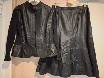 히로코비스 블랙 자켓 스커트 셋업