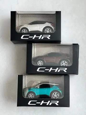 도요타 CH-R 풀백 컬러 샘플 미니카 3대 세트