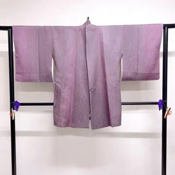 도중기 요로케 세로 줄무늬 흐림 염색 그라데이션 기모노 016k