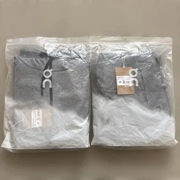 on 풀 지퍼 후디 스웨트 팬츠 셋업 M 사이즈 그레이