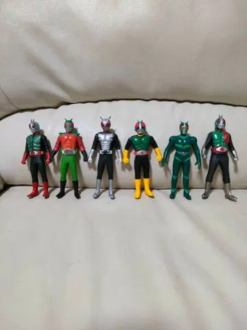 가면라이더 피규어 6체 세트