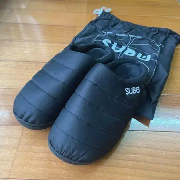 SUBU 블랙 슬리퍼 0 사이즈