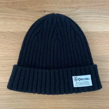 ORCIVAL 블랙 니트 모자 F 사이즈