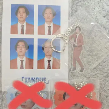 예를 들어 불꽃 타가미 온라인 복권 아크릴 키링 5연 증명사진풍