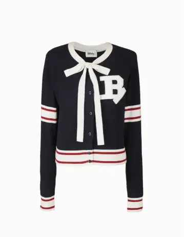 Bibiy. B. CLUB TIE CARDIGAN NAVY 네이비
