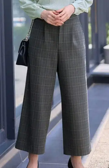 ANY SIS 2WAY 스트레치 원턱 와이드 팬츠 2