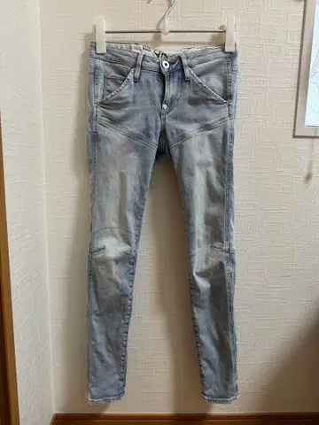 G-STAR 96 RAW 스키니 데님 라이트 블루 W24 L30