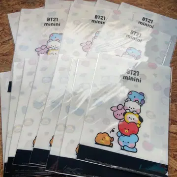 BT21 miniini A5 클리어 파일 20매