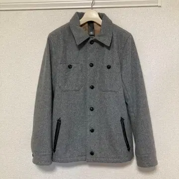 울 자켓 그레이 플리스 안감