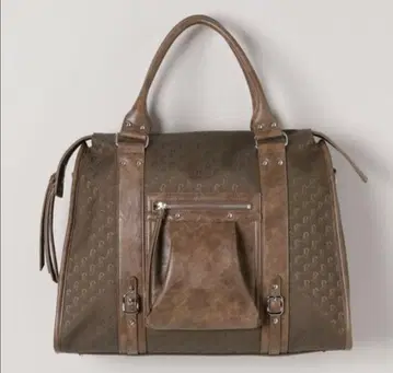 지나시스 앤티크 인조 가죽 토트