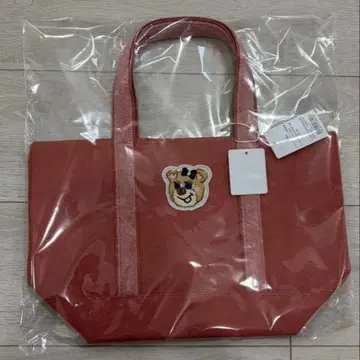 [ 미사용 새상품 ] 페이퍼 올드 테디 걸 와펜 토트백