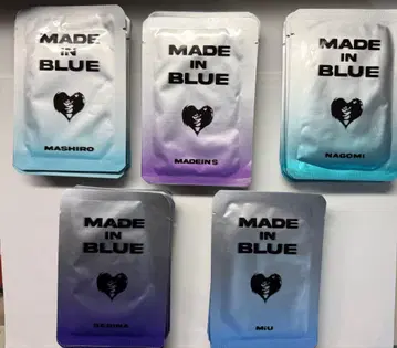 MADEINS Blue 12 x 5종 세트
