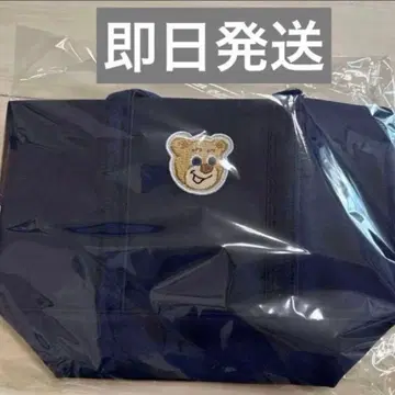 올드 테디 와펜 토트백 네이비