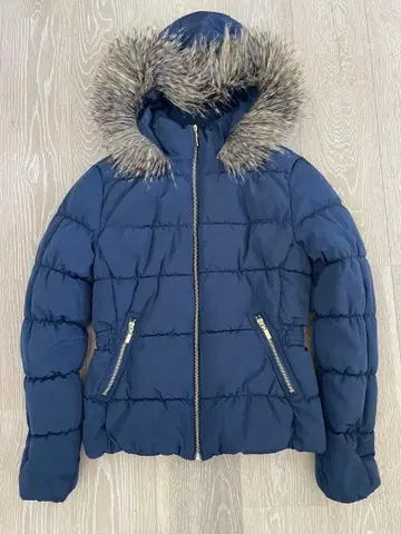 H&M 네이비 다운 자켓