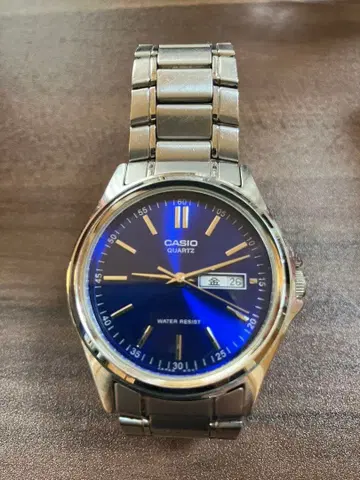 CASIO MTP-VS33D 블루 손목시계