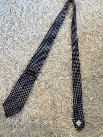 폴 스미스 넥타이 네이비 체크 무늬