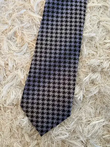 폴 스미스 넥타이 네이비 체크 무늬