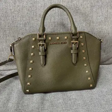 MICHAEL KORS 그린 숄더백