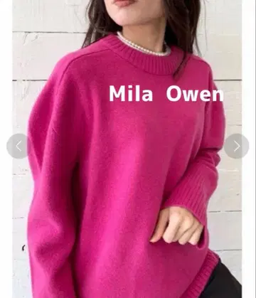 Mila Owen 울 캐시미어 니트 풀오버