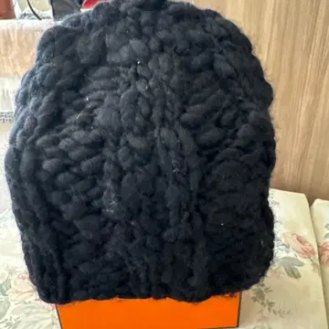 블랙 니트 모자 KN-F152044BK 사이즈 F