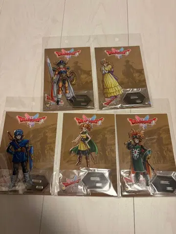 드래곤 퀘스트 아르토니아 한정판 아크릴 스탠드 1&2 묶음 판매 5세트