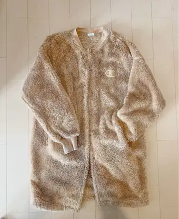 Champion 플리스 자켓 베이지