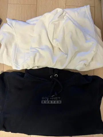 Johnbull 화이트 후드티 & SOPHNET x Burton 후드티