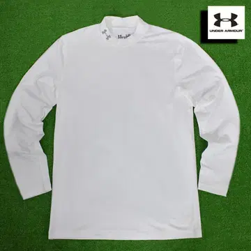 언더아머 골프 긴팔 모크넥 셔츠 [화이트/L] 새상품!