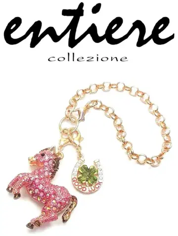 JAL몰 안티에레 반짝반짝 백참 말 망아지 말 말발굽/핑크