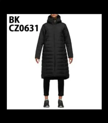 새상품급 아디다스 adidas 후드 부착 롱 충전솜 벤치 코트 M