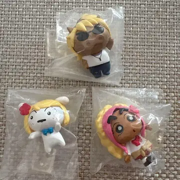 갸루풍 짱구는 못말려 캡슐 토이 3개 세트