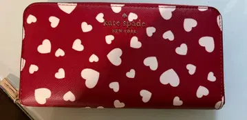 케이트 스페이드 하트 무늬 장지갑