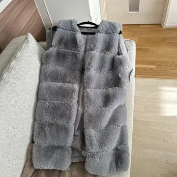 FACE 그레이 퍼 베스트 택 포함 새상품