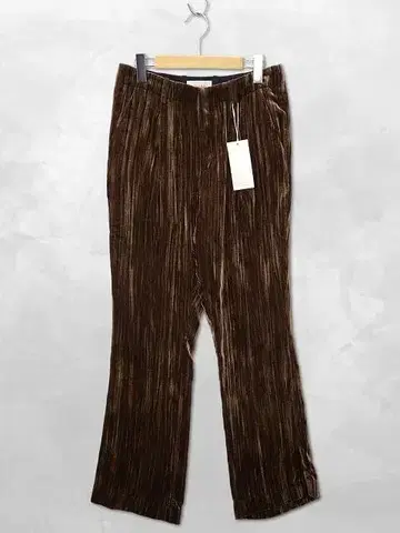 지에다 WRINKLE VELVET STRAIGHT SLACKS 팬츠 1