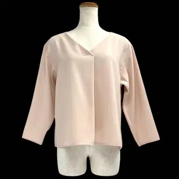 미사용 So close 디노스 dinos V넥 블라우스 S 핑크