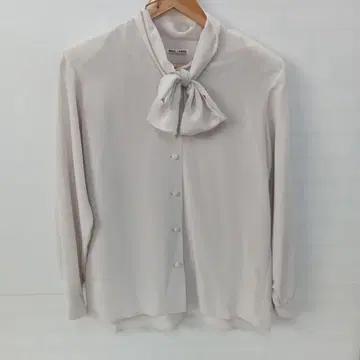 12.26 S739P 빈티지 블라우스 리본