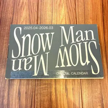SnowMan OFFICIAL CALENDAR 2025.4-2026.3
