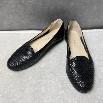 REGAL 리갈 펌프스 뜨개질 디자인 블랙 22.5cm
