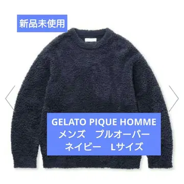 젤라또피케 HOMME 베이직 젤라 풀오버 네이비 L 사이즈