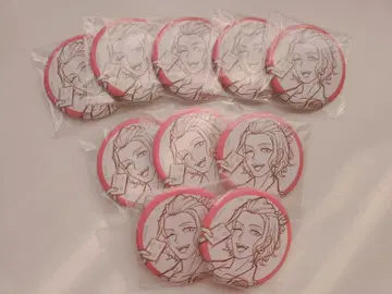 트위스테 케이트 아트 스케치 스타일 웃는 얼굴 캔뱃지 10개