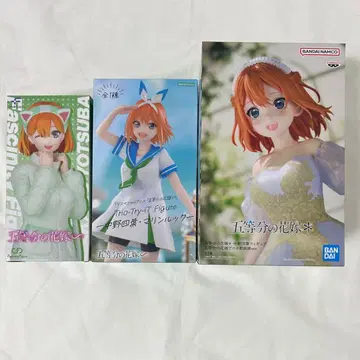 5등분의 신부 나카노 요츠바 피규어 3종 세트