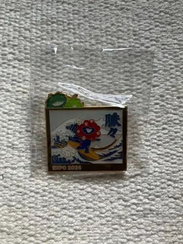 EXPO2025 미야쿠미야쿠 묘묘/모리조 키코로 핀 배지 덤 포함