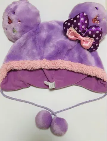 디즈니 팬캡 미니 보라색