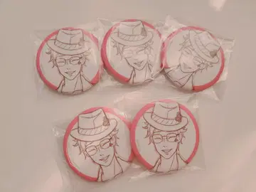 트위스테 트레이 아티스트 아트 스케치 스타일 웃는 얼굴 캔뱃지 5개