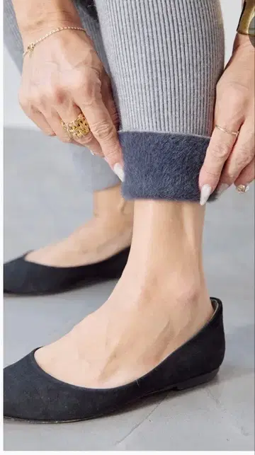 플러스오토하 속기모 리브 니트 레깅스