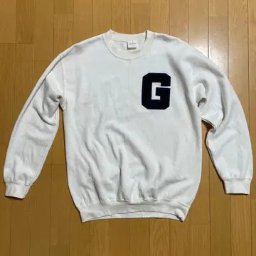 GOODENOUGH 화이트 G 자수 트레이닝복