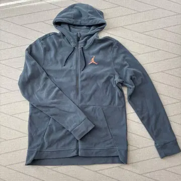 Jordan 후드 부착 그레이 후드티 플리스