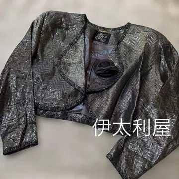 이타리야 이탈리아 라메 자켓 9호 브로치 포함